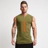 Muscleguys The New Summer Vest Slim Cotton Thin Section V-neck Sleeveless T-shirt Fitness Sports Trend