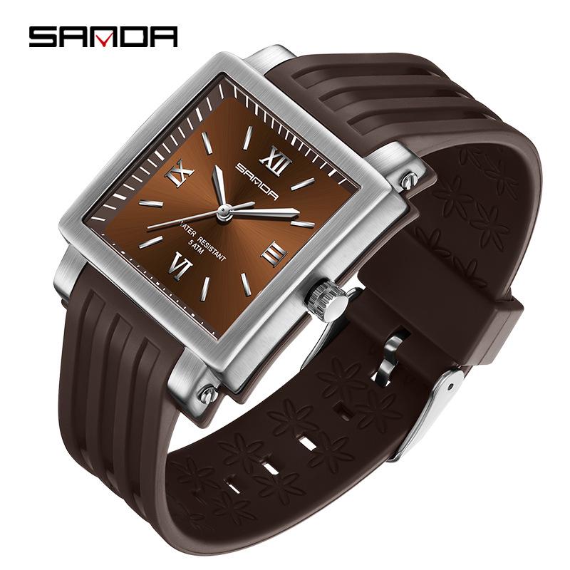 Sanda Quartz Watch: Fashionable, Casual, Waterproof Sports Watch for Men and Women