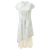 Sancai 2026 Summer New Chinese Style Faux Two-Piece Long Dress