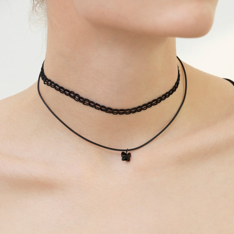 FANTASTIC PLANET butterfly layered choker