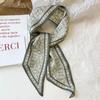 Elegant French Scarf Hair Band Bow Ribbon Multifunctional Scarf Vintage Fashion Triangle Access G3R5