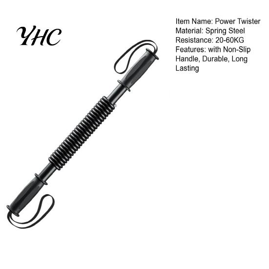 Heavy Duty Arm Builder Power Twister with Non-Slip Handle Flexible Heavy-Duty Upper Body Shoulder Forearm Exercise Equipment Workout