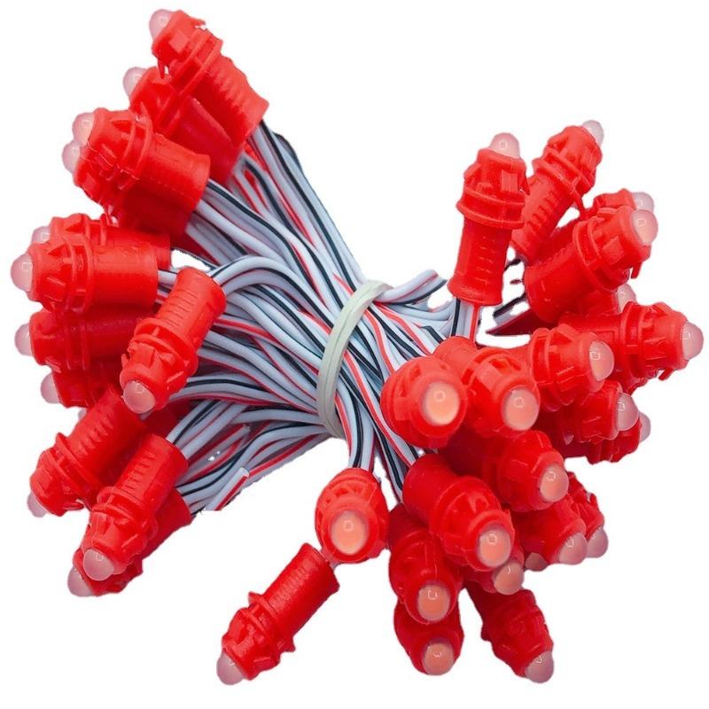 500pcs 12V Single Color Led Module 7Color Led Light String Led Point Lighting Advertisement Display For Christmas Festival Decor