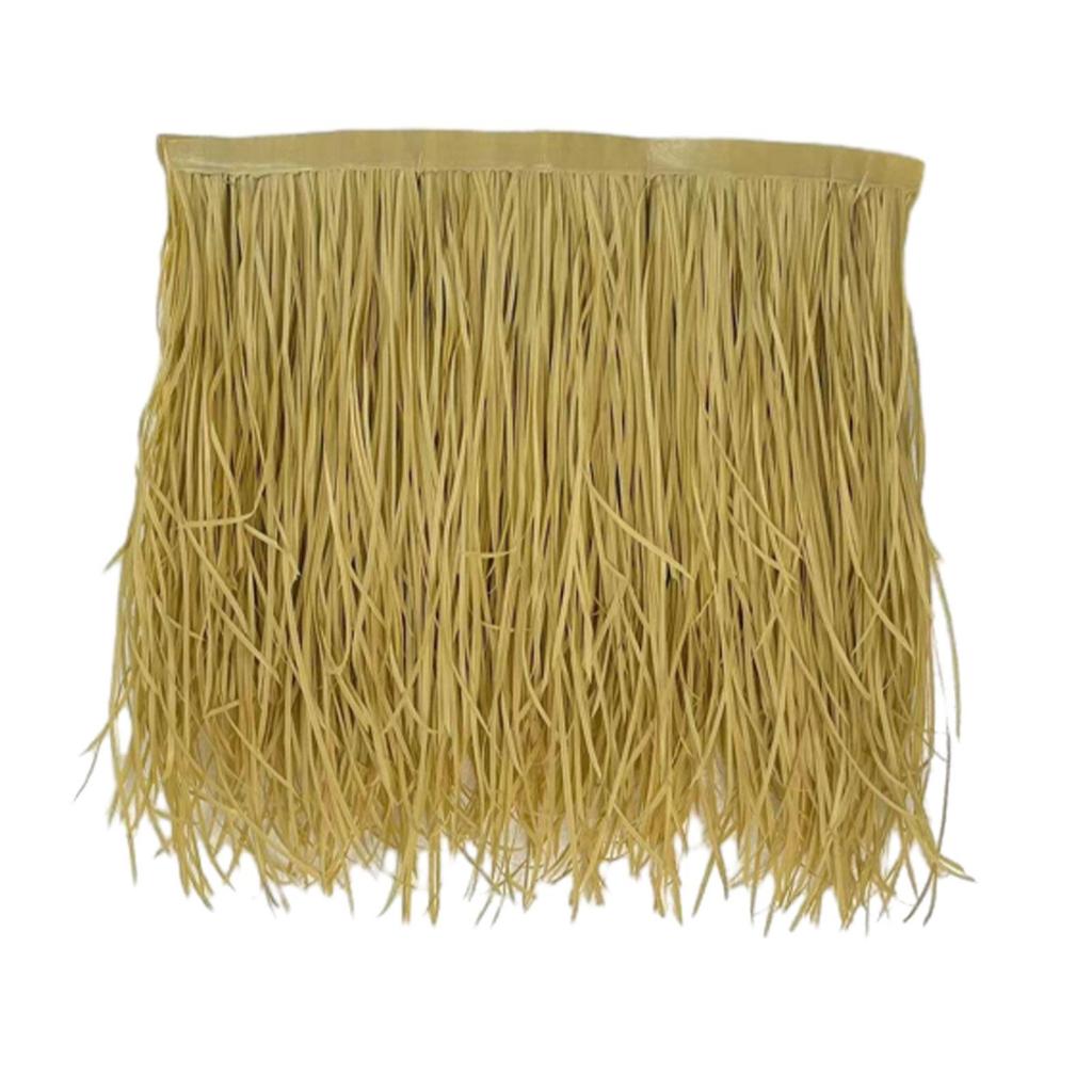 Straw Roof Thatch Fake Easy to Use Decorative Equipment Artificial Palm Thatch Roll for Garden Patio Fence Umbrella Cover Bar