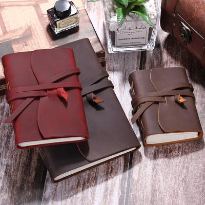 Handwritten Notebook Hand-stitched Notebook Vintage Traveller's Diary