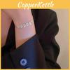 Geometric Design Modern Zircon Bracelet For Women Light Luxury Jewelry Gold