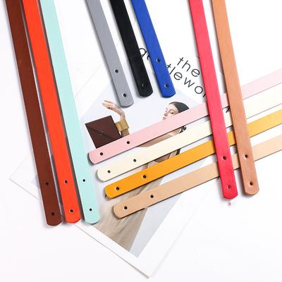 Artificial Leather Pu Imitation Leather Straight Strap Handbag With Rivets Diy Handmade Luggage Accessories