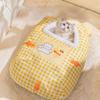 Semi-Enclosed Cat Sleeping Bag Cartoon Cat Cave Bed Dog House Bed Cat Dog Kennel  Indoor