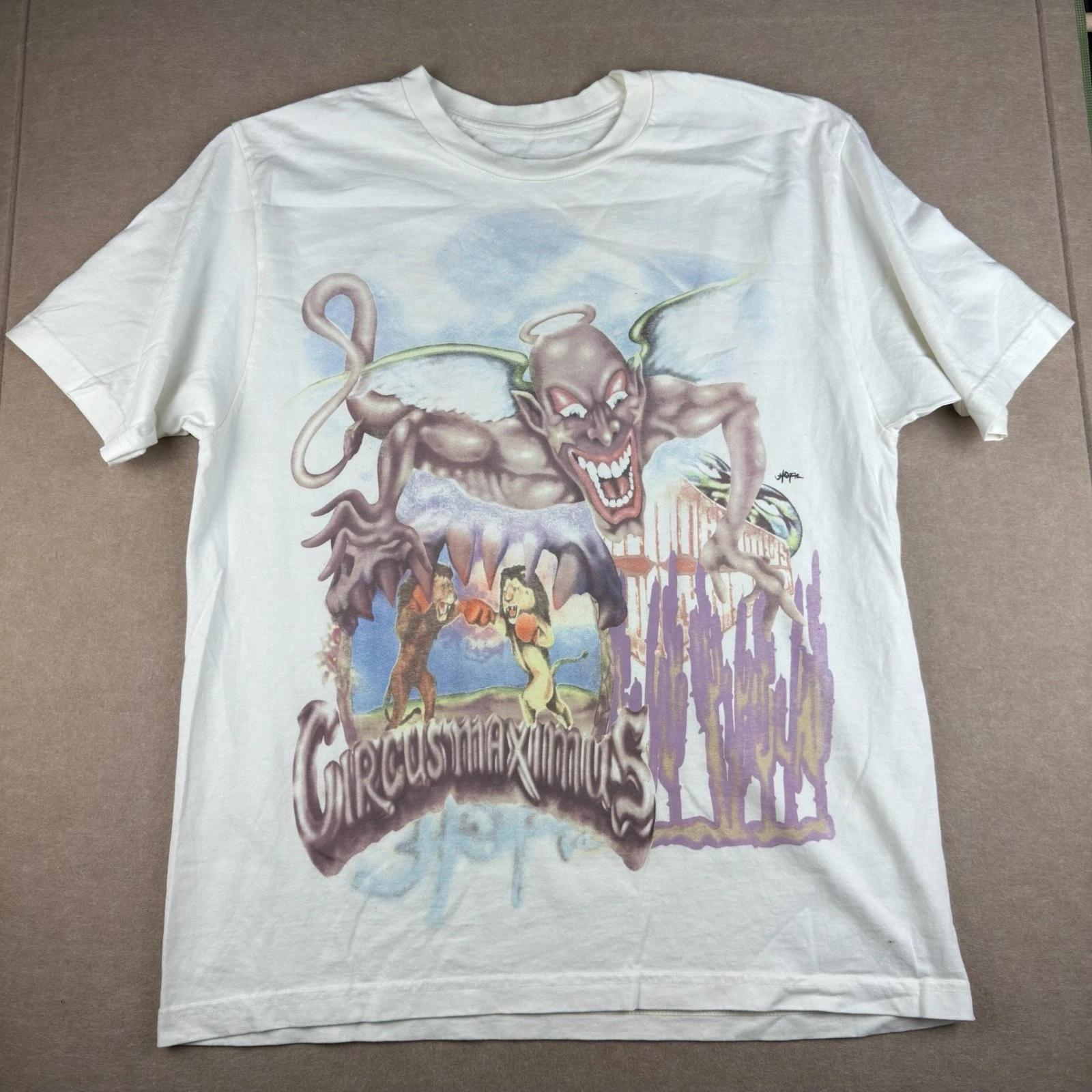 Travis Scott Tour T Shirt Mens Large White Graphic World Tour Music Tee S