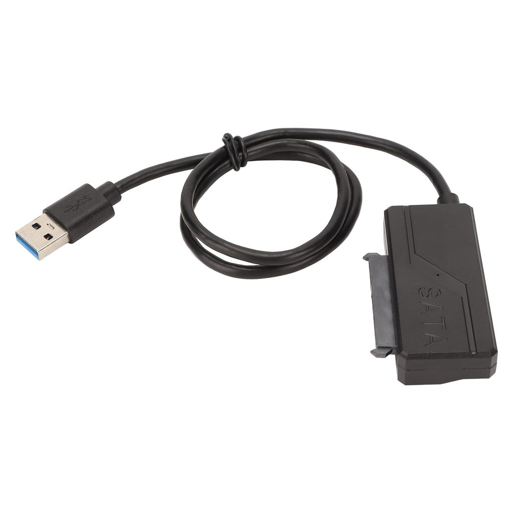 USB 3.0 to SATA Adapter Cable 12V 2A Plug and Play Fast Transfer SATA Hard Drive Converter Cable