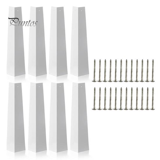 

8 шт. алюминиевые наружные угловые заглушки для сайдинга, нержавеющие, устойчивые к коррозии, высокопрочные, гладкие, алюминиевые угловые накладки, угловые заглушки белый