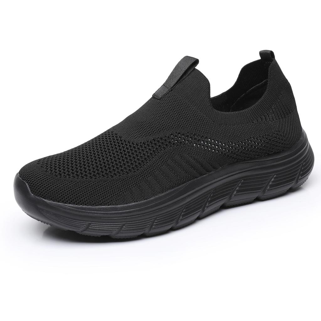 Fashion Mens Walking Shoes Lightweight Breathe Casual Mesh Running Shoes Slip On Fashion Tennis Sneakers Comfort Gym Workout Trainers