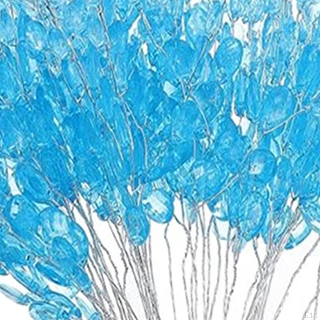 30 Stück Acrylperlen Blumenzweige Simulation Drop Picks Blumendekoration