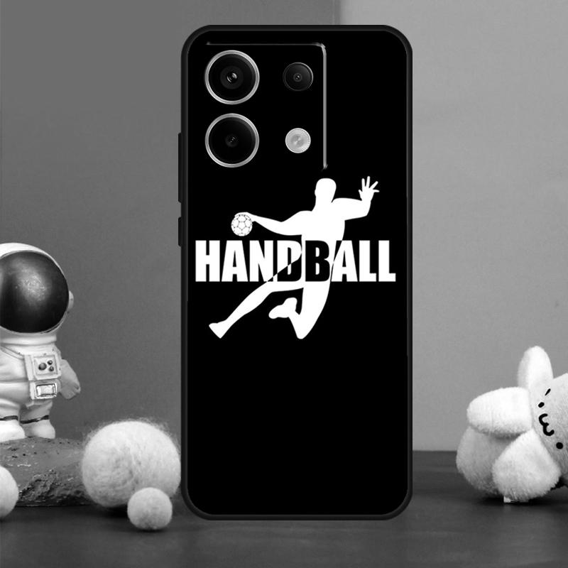 Stilvolle Handball-Spielhülle für Xiaomi Redmi Note 13 9 10 11 12 14 15 Pro Plus Redmi 15 15C 14C 10C 12C 13C Hülle