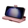 For Samsung Galaxy S23 Case with Multi-Card Holder and Strap PU Leather Phone Cover Stand