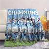 Royal MCFC Crown Blanket, High quality Comfortable for All Seasons, Home Decor, Warmth and Comfort