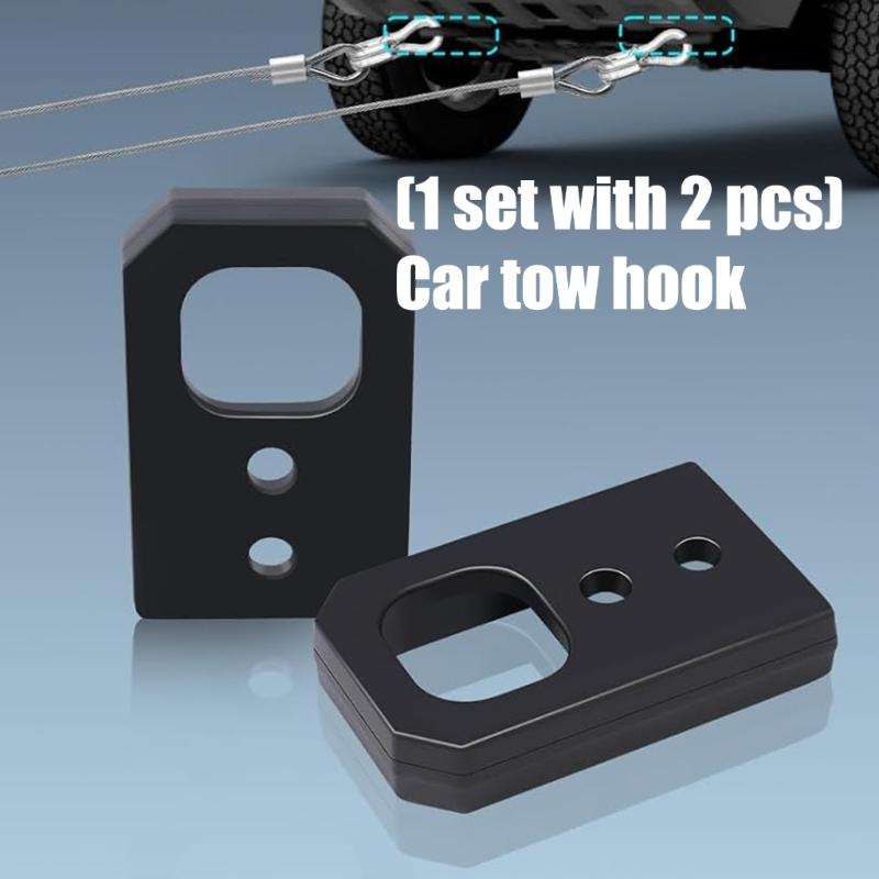 2pcs Rustproof Towing Hooks For 2024-2026 Steel Material Easy Installation Secure Hauling Solution