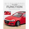 1/24 Honda Accord Limousine Sound & Light Alloy Metal Diecast Car Model Computer Host DIY Product Gift Box for Boyfriend Holiday