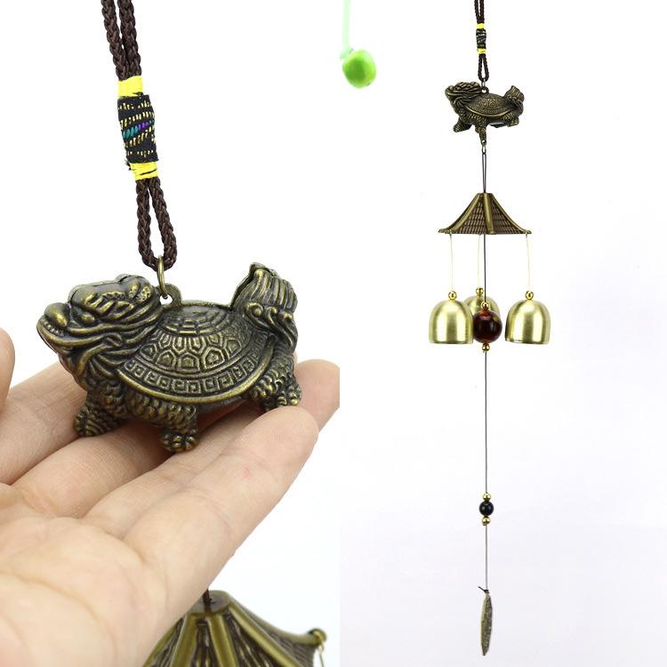 D5 Retro Wind Chimes Copper Wind Bell Hanging Pendants Garden Decorations Outdoor Oriental Lucky Pendants Home Room Decor Items