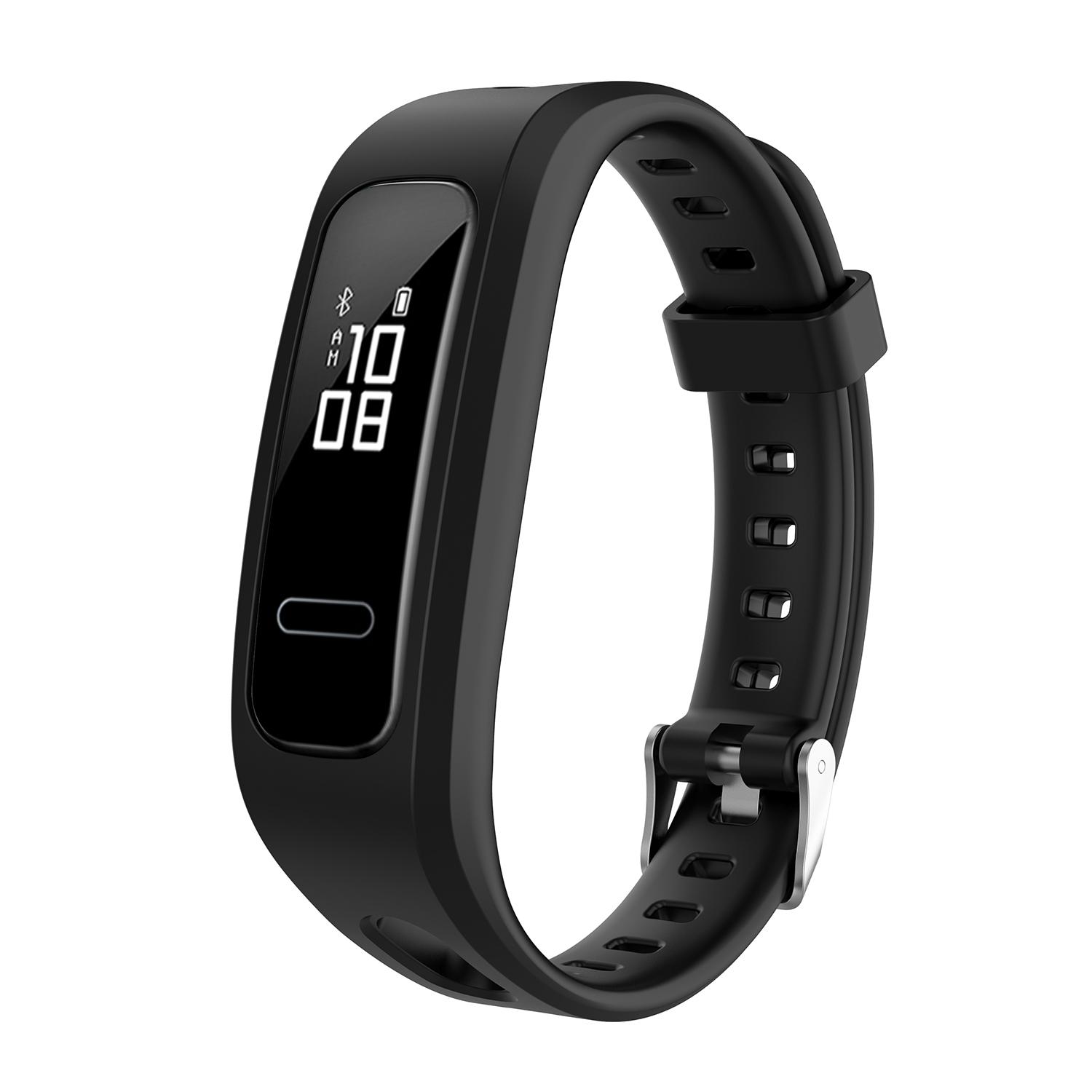 

Flexible Silicone Wrist Watch Band Replacement for Huawei Honor Wristband 4 Running/Band 3E Black