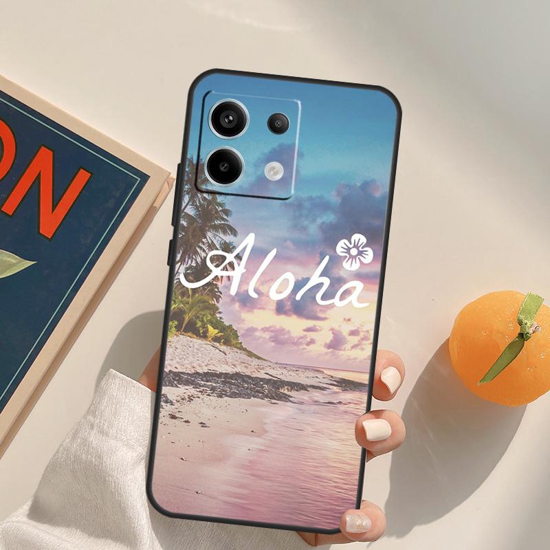 Aloha Beach Life Hawaii Funda For Xiaomi Redmi Note 14 13 9 10 11 12 Pro 9S 10S 11S 12S Redmi 13C 10C 12C 14C Case