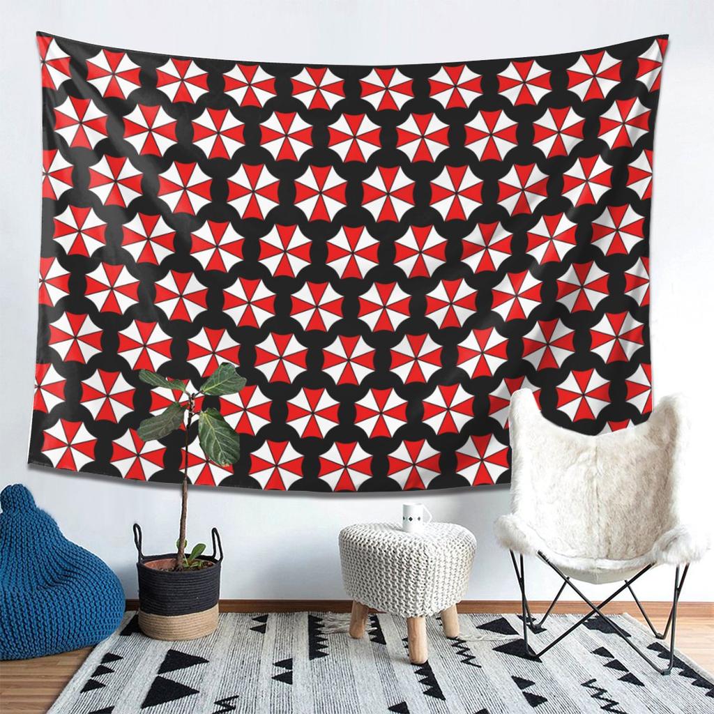 Movie Game Corporation Umbrellas Tapestry Wall Hanging Aesthetic Home Decoration Tapestries for Living Room Bedroom