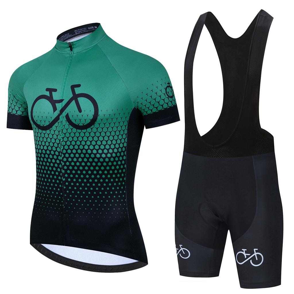 2026 New Men Summer Short Sleeve Set Breathable Racing Sport MTB Bicycle Clothes Outdoor Bike Uniform  2026 Breathable Cycling Suit Set