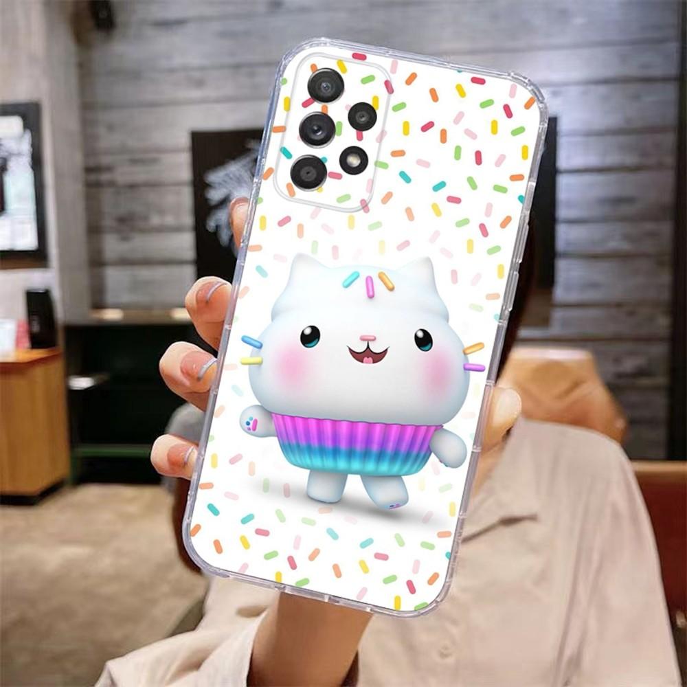 Cute G-Gabbys D-Dollhouse Phone Case For Samsung Galaxy A71,70,52,51,40,31,A50,30S,21S,Note20ultra Transparent Cover