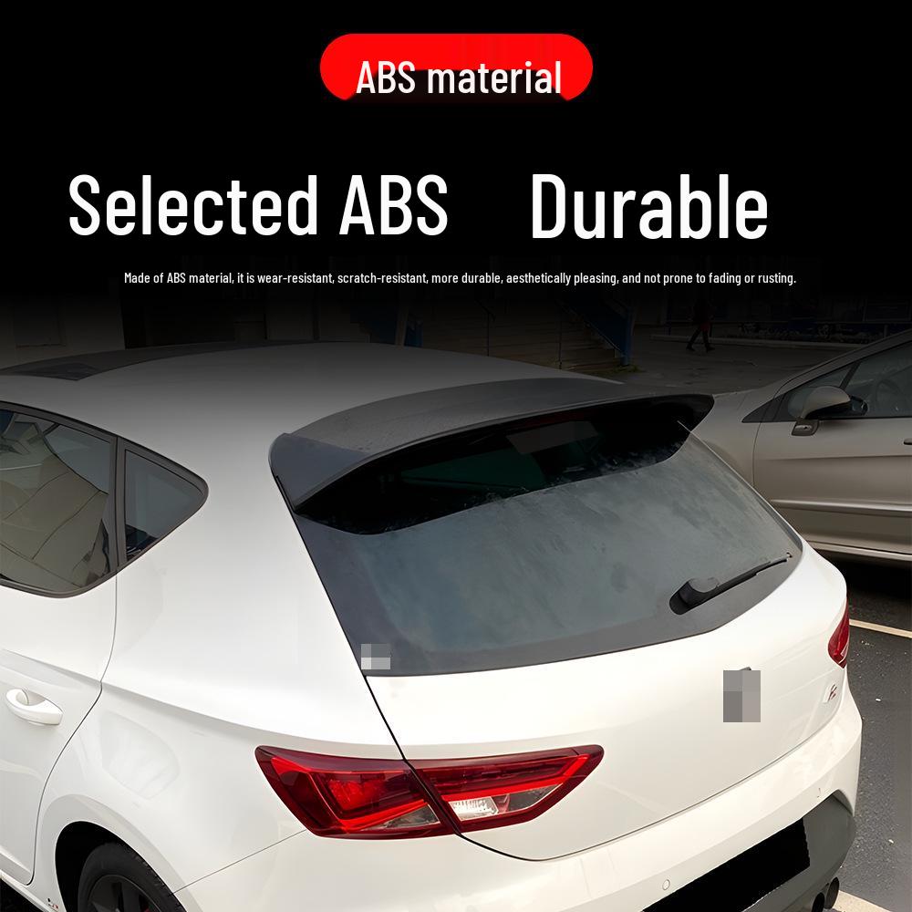 Blow-molded Rear Spoiler for SEAT Leon (2012-2019) - Easy Installation