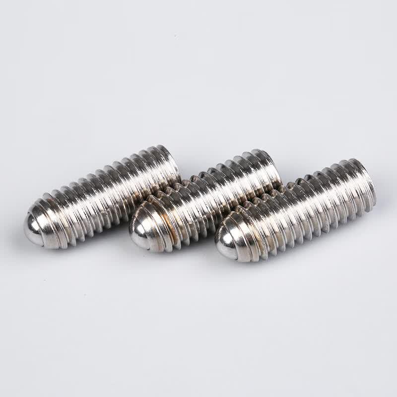 304 Stainless Steel Hex Socket Ball Spring Plunger Screws
