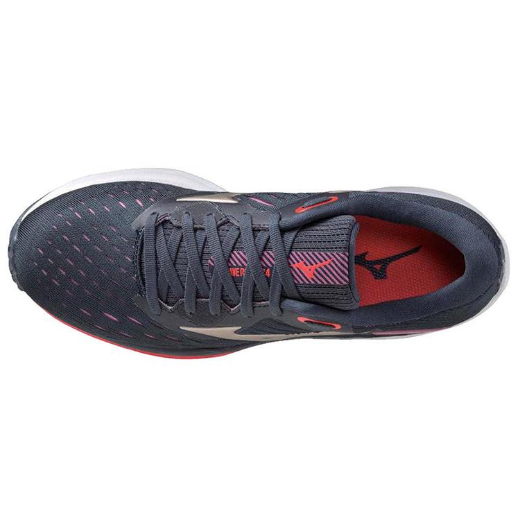 Wave Rider Wmns Mizuno 24 'Navy Red' J1GD200343