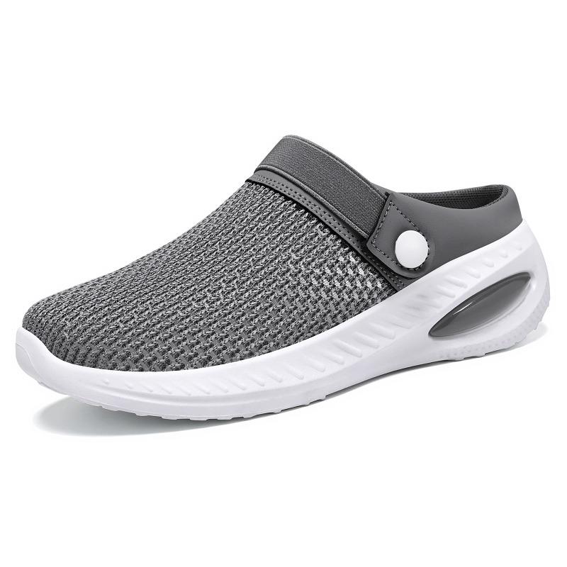 Shoes women's shoes shoes bag head half tray casual shoes solid color versatile flat shoes lazy slippers sandals