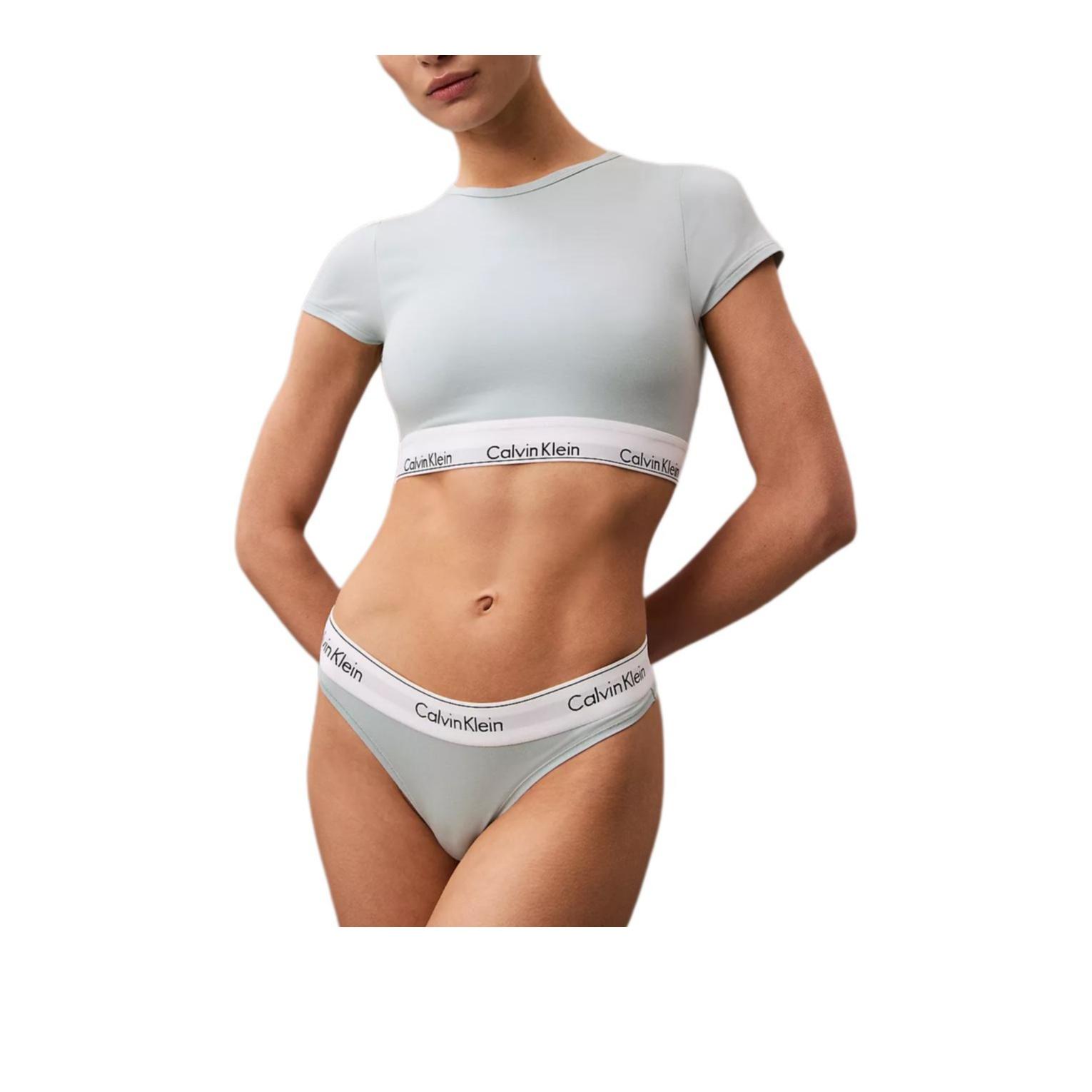 

Calvin Klein Short Soft Round Neck T-Shirt Bra Women underwear QF7213-SRB S