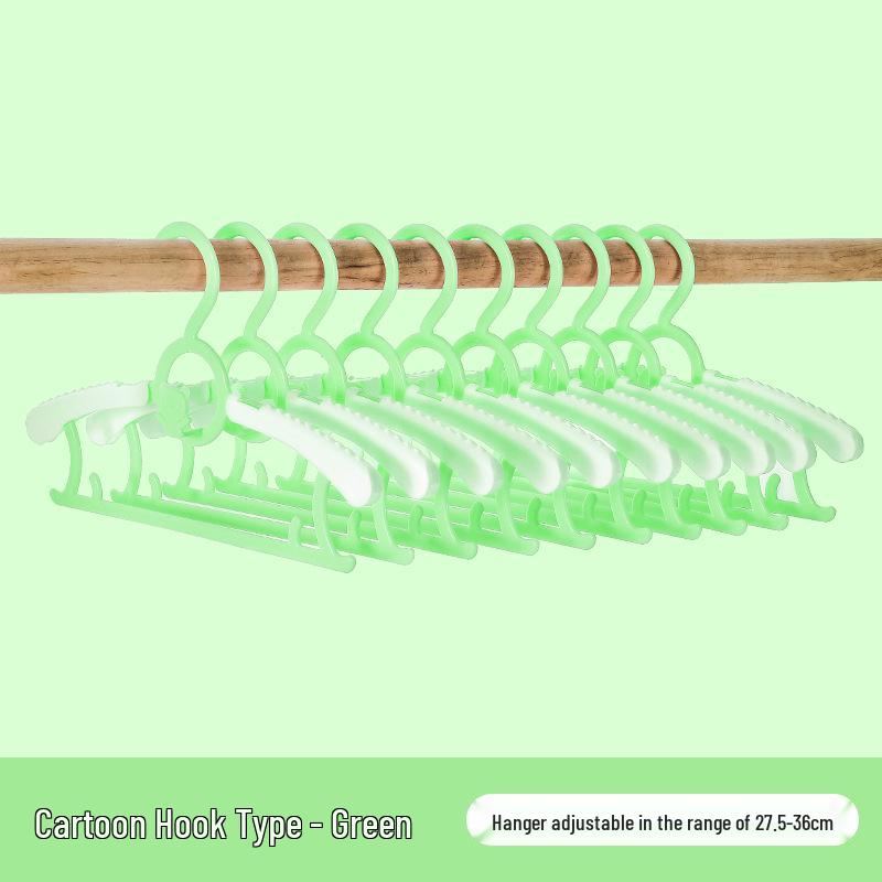 Nordic Style Seamless Plastic Hangers for Infants, Toddlers, and Children's Clothing & Pants