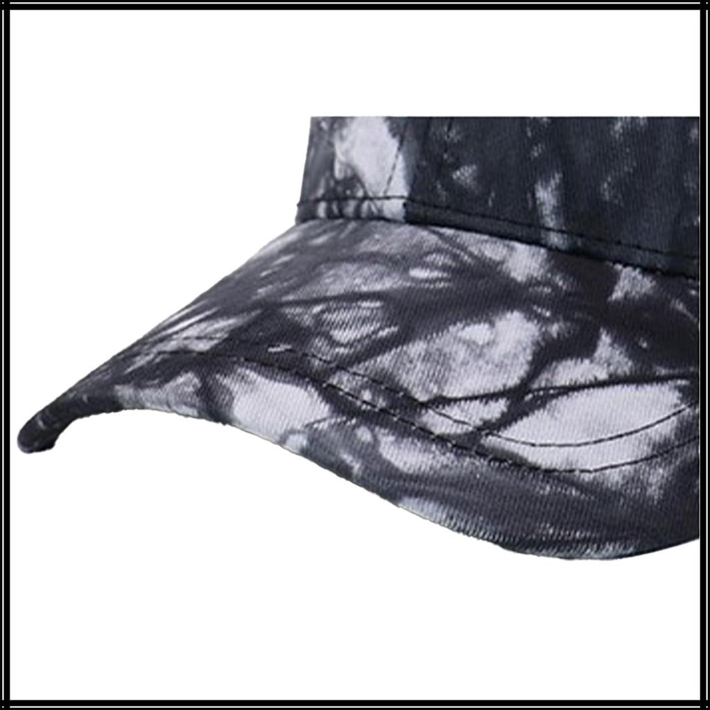 Mesh Cap Marble Pattern Hat Sports Running Outdoor Women Men CA638 [White Fang] (Yellow)