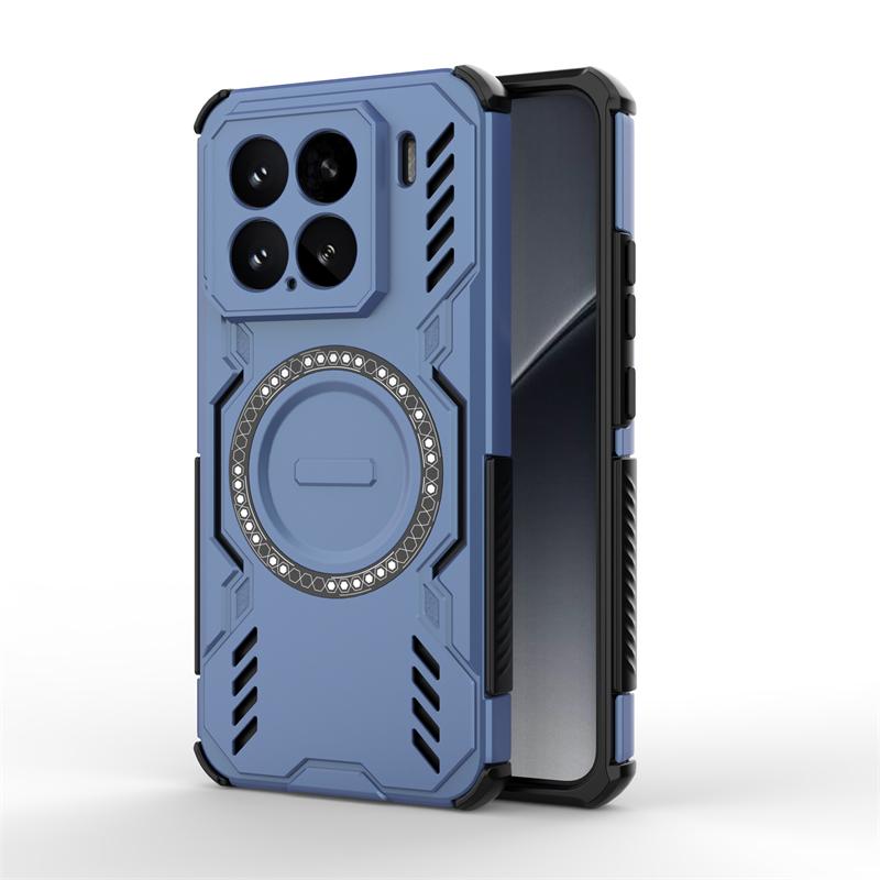 Etui dla Xiaomi 15 Dla Xiaomi 15 Odporny na wstrząsy Pancerz Adsorpcja Magnetyczna Bezprzewodowe Ładowanie Tylna Pokrywa Dla Etui Xiaomi 15 6,36 cala