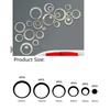 3D Circular Mirror Wall Sticker Self-Adhesive Acrylic Mirror Decals DIY Office Living Room Bedroom Decoration Art Wall Stickers
