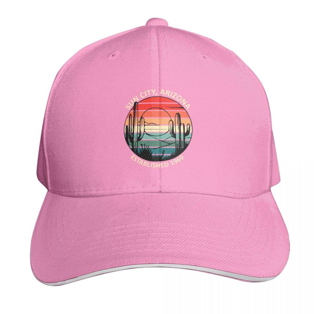 Sun City Desert Sunset Baseball Cap Luxury Hat Mountaineering Hat Unisex Wild Ball Hat Women Unisexs