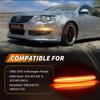 2Pcs Front Bumper Turn Signal Light DRL Light Parking Light With Dynamic LED For 2006 2007 2008 2009 2010 Volkswagen Passat