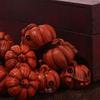 16Pcs Resin Mini Pumpkin Figurine Creative Resin Pumpkin Statue  Home Decoration