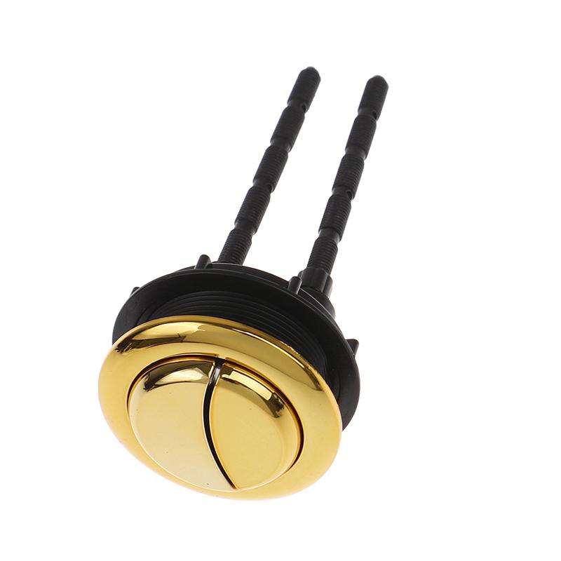 Toalettspylekasse Gull 48mm/58mm Knapp Rund Form Toalett Trykknapper