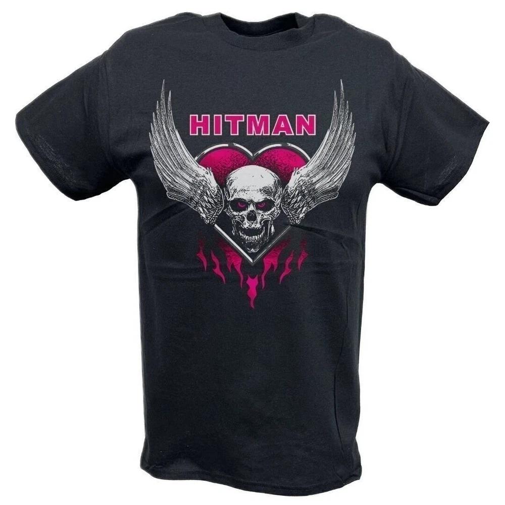 Bret Hart HitUnisex Winged Skulls Pink Eyes Tshirt M