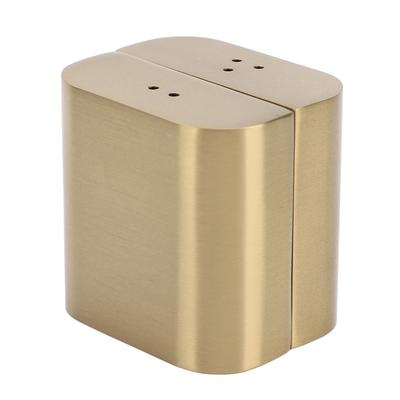 2 Stück Edelstahl Salz- und Pfefferstreuer Set mit Deckel Bruchsichere Gewürzflasche Küche