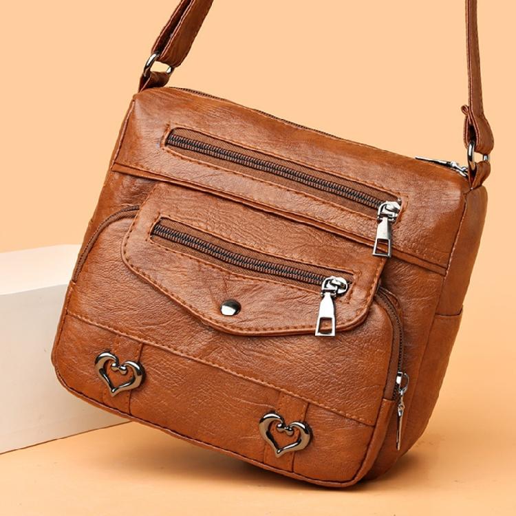 Shoulder Bag with Vintage Charm Practical & Fashionable Bag for Work or School