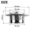75-200mm Stainles Steel Chimney Cap Exterior Wall Air Outlet Roof Pipe Exhaust Hood For Ventilation Duct Outlet Roof Chimney Cap