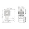 CS03 Waterproof Sports Camera 1080P Video Recorder Support Cyclic Recording with WiFi Hotspot for Cycling and Outdoor