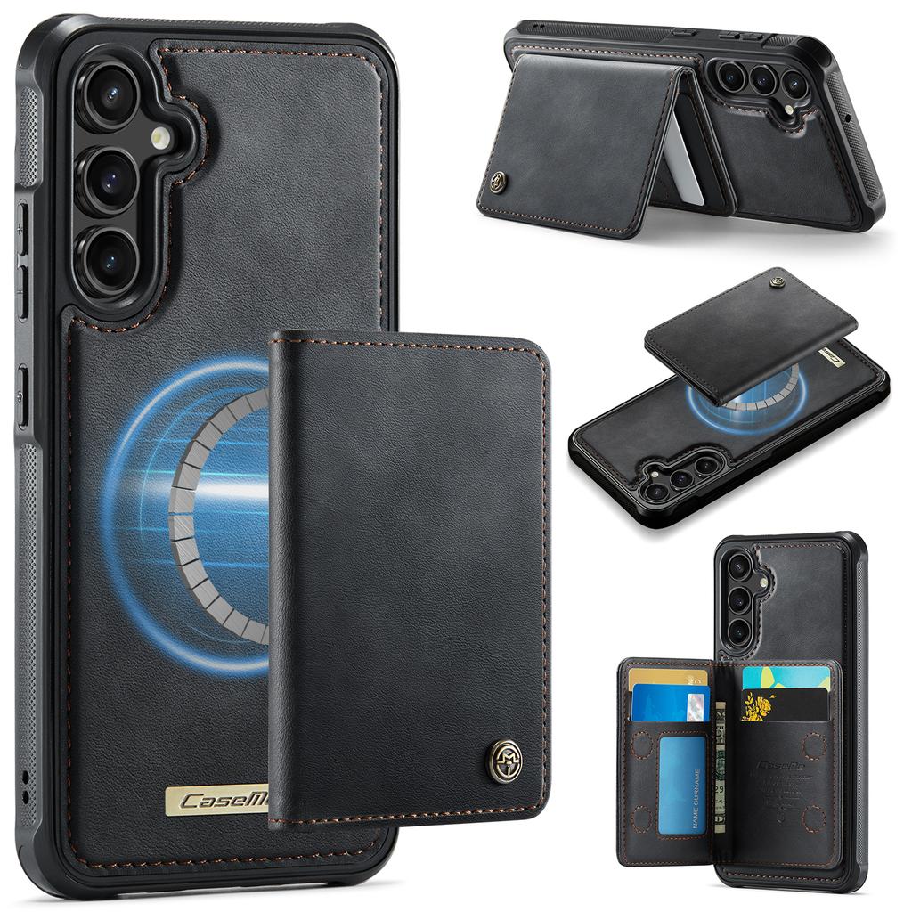 For Samsung Galaxy A54 5G Magnetic Case CASEME ME80 Series Leather PC TPU Phone Cover with Detachable Wallet