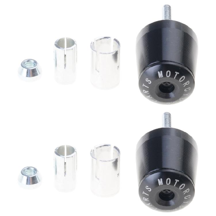 1 Pair Anti Dust Motorcycle Handlebar Caps Dustproof Design Premium Aluminum Alloy Construction With Installation Tools