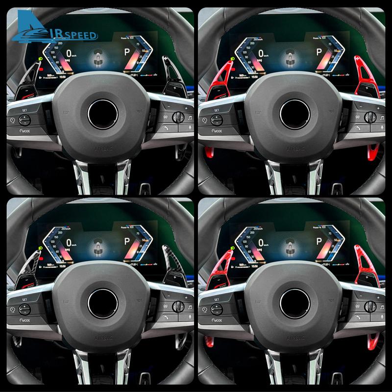 Voor BMW 1 5 Serie G60 F70 2024-2026 X3 G45 2025 X1 U11 -2026 ABS Stuurwiel Schakelpeddel Schakelaar Interieur Decoratie Sticker