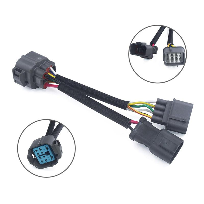 Distributor Jumper Harness OBD1 to 10Pin OBD2 Easy Installation Multifunctional Sturdy Engine Harness for Automotive Parts